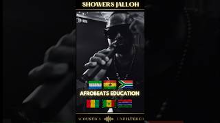 Showers Jalloh breaks down afrobeat music styles by country of origin [upl. by Mehs]