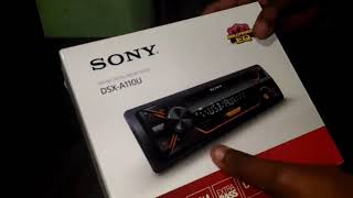 Sony DSXA110U XPLOD car stereo unboxing [upl. by Domph675]