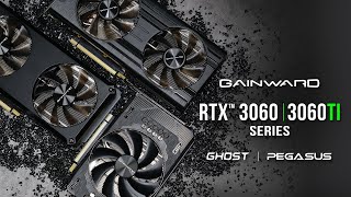 Gainward GeForce RTX 3060 Ti Ghost RTX 3060 Ghost amp Pegasus Series  Closer Look [upl. by Ikkaj]