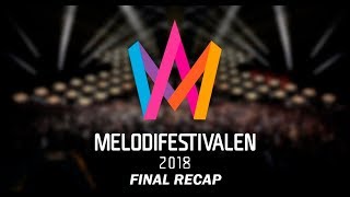 Melodifestivalen 2018  Final Recap [upl. by Eniruam]