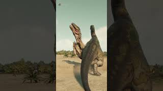 Sometimes Indomimus rex makes bad choices Iguanodon  Jurassic World Evolution 2 [upl. by Anayik]