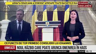 Consilierii lui Iohannis primesc posturi importante la terminarea mandatului [upl. by Orhtej]