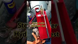 Steem boiler Hydraulic Test boiler steem hydraulicpump shortsfeed [upl. by Gonzalo]