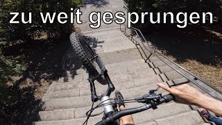 4m Treppengap ins Flat gesprungen  SMDH Ettlingen Hometrail  Canyon Torque 5 [upl. by Nerwal255]