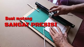 Alat pemotong kartonpvc foam board [upl. by Hudgens]