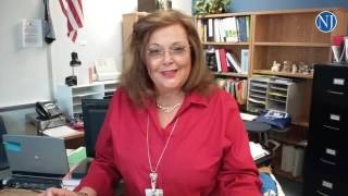 Matanzas High School teacher Barbara Tant shares a message with her students on the occasion of her [upl. by Kristine466]