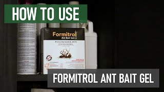 How to Use Formitrol Ant Gel Bait DIY Ant Control [upl. by Sitnerp601]