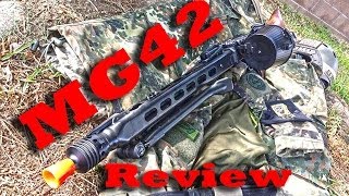 Review of the MG42 unboxing and overview Matrix AGM SampT Airsoft [upl. by Sofia]