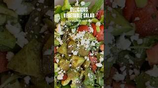 Delicious vegetable salad سلطة خضار صحية [upl. by Annavaig114]