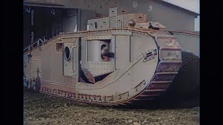 Mark VIII Liberty Tank  First Test  WW1 1918 Colorized HD [upl. by Nosneh995]