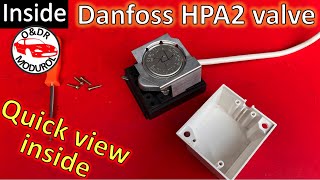 Danfoss HPA2 Directional motorised valve whats inside Fix boiler constantly continuously running [upl. by Risan444]