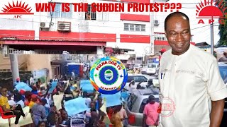 Updates on the international communitys visit to Sierra Leone amp the protest at the APC office [upl. by Lerrehs]