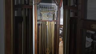 One of The Worlds Finest Grandfather Hall Clock Herschede Grandfather Clock Model 250 [upl. by Tennek]