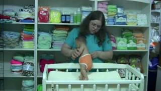 How to Use Prefold Cloth Diapers and Covers [upl. by Ahsitil]