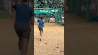 Fast bowling net session💯shorts youtubeshorts cricket fastbowling kundanpace [upl. by Neivad]