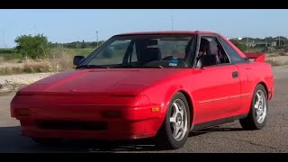 2ZZ AW11 MR2 back roads run [upl. by Gnehc513]