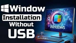 How to Install Windows Without a USB Drive Using WinToHDD  No USB Needed with WinToHDD [upl. by Dur869]