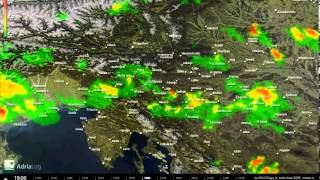 AdriaLog Radar 24072013 1450  2240 [upl. by Irrehc791]