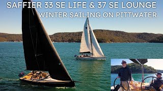 Saffier Yachts 33 Life amp 37 Lounge  Sailing on Sydneys Pittwater [upl. by Aelc]