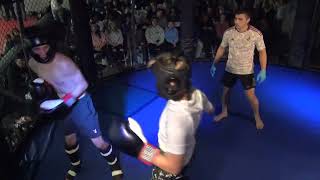 Muay Thai Nathan Wymans vs Ryan Hansley [upl. by Oretna249]