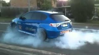 Subaru WRX Burnout [upl. by Alleras]