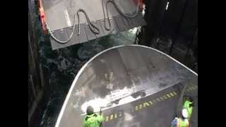 Washington State Ferries MV Wenatchee Docking at Seattles Colman Dock March of 2011 [upl. by Rodge]