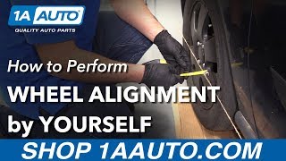 How to Perform Wheel Alignment by Yourself [upl. by Oirtemed]