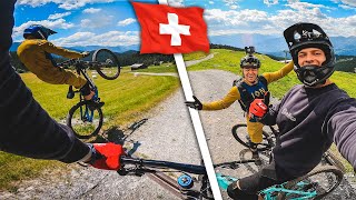 BIKEPARK LAAX in der SCHWEIZ Enduro amp Downhill MTB [upl. by Ikkaj]