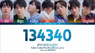 BTS 방탄소년단  134340 PLUTO Color Coded Lyrics EngRomHan [upl. by Jorry]