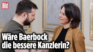 Baerbock trifft Selenskyj Starker Auftritt der Außenministerin in der Ukraine [upl. by Leaw]