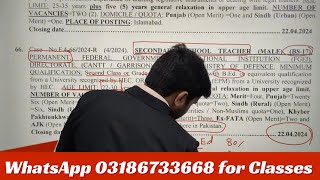 Fpsc Latest Jobs April 2024  SST Jobs  Lecturer Jobs  Today Government Jobs  FPSC PPSC Syllabus [upl. by Ylatfen]