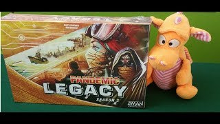 Pandemic Legacy Season 2  Unboxing Spoiler free [upl. by Nylear]