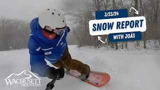 Saturday March 23rd Snow Report [upl. by Massiw]