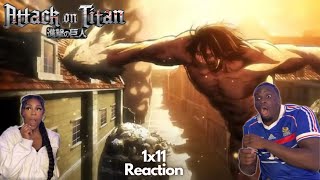 EREN PUNCHES MIKASA  Anime HATERS Watch Attack on Titan 1x11  Idol REACTIONREVIEW [upl. by Inaluiak]