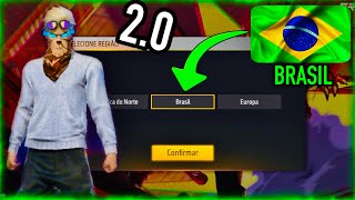 COMO CAMBIAR DE REGION EN FREE FIRE  2024  BRASIL Y CUALQUIER OTRA REGION  FREEFIREE [upl. by Ayrotal]