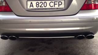 Mercedes E550 E500 Exhaust sound [upl. by Lleumas859]