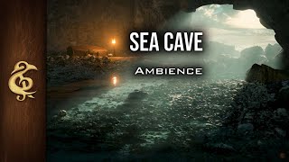 Sea Cave  Damp Cavern near the Shore Ambience  3 Hours [upl. by Anyaj]