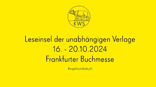 LESEINSEL der unabhängigen Verlage am 19 Oktober 2024 ab 1600 Uhr [upl. by Eiruam704]