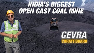 Asia’s biggest open cast coal mine tour  Coal mining process  Gevra SECL coal mine Chhattisgarh [upl. by Adivad]