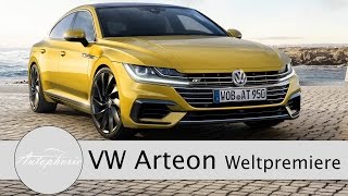 Weltpremiere VW Arteon  Alle Infos des Passat CC Nachfolgers GIMS  Autophorie [upl. by Rocky]