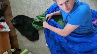 Marmot Sawtooth Double Wide Sleeping Bag Review [upl. by Rumpf]