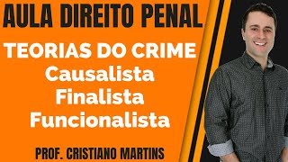 Teorias do Crime  Sistemas Penais  Teorias Penais  Causalista Finalista Clássica Funcionalista [upl. by Mariel566]