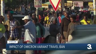 New omicron travel ban on South Africa impacting local families [upl. by Vannie323]