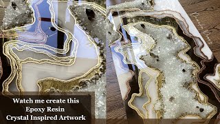 Creation of ELYSIAN  Handmade Epoxy Resin Art by Dianka Pours [upl. by Aiciled]