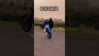 TEST IMPENNATE YAMAHA YZ 125 motoyamaha125wheelie [upl. by Yecies]