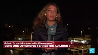 Au Liban une opération terrestre israélienne quotde plus en plus plausiblequot • FRANCE 24 [upl. by Anoi]