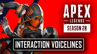 All New Interaction Voicelines Between Everyone in Apex Legends Season 20 [upl. by Peckham175]