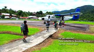 Twin Otter Flight To Bario From Bakelalan Sarawak Malaysia Trans Borneo Travel 跨境婆罗洲马来西亚砂拉越巴里奥高原 [upl. by Oremo]