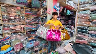 Bangalore Chickpet Wholesale Bag Shop 50Rs OnlyStylish Hand BagsCollege BagsTravel BagsShopping [upl. by Orbadiah]