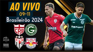 CRB x Goiás  AtléticoGO x RB Bragantino  AO VIVO  Brasileirão 2024 [upl. by Avron239]